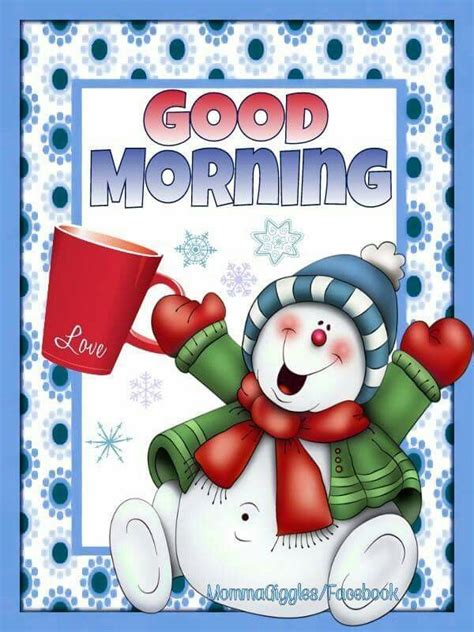 Winter Good Morning Snowman Quote Pictures Photos And Images For