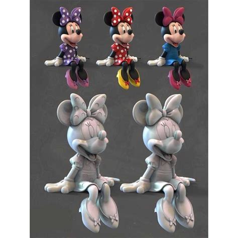 Minnie Mouse Stl 3d Print Files