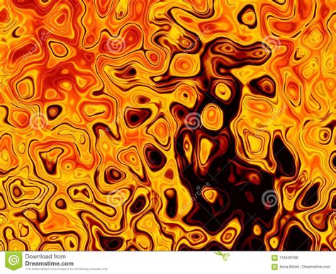 Lava Magma Texture Abstract Red Orange And Yellow Fire Flames
