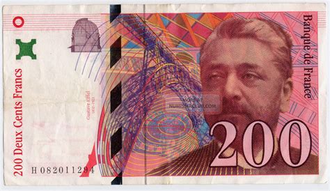 France 200 Francs Banknote 1997 F Vf 200 Francs 30 Eur