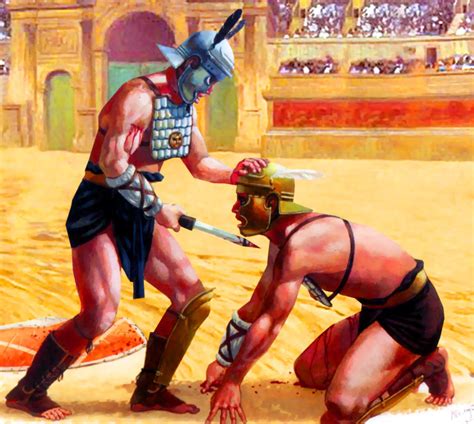 Gladiators In The Ring Roman Gladiators Ancient War Roman Empire