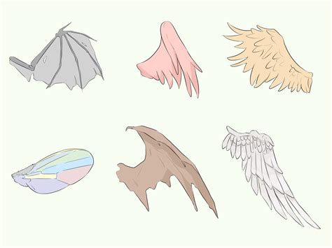 How To Draw Anime Wings Steps With Pictures Wikihow