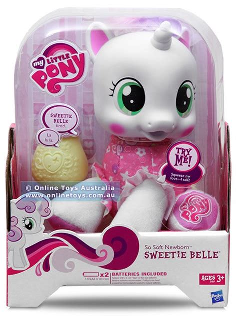 My Little Pony So Soft Newborn Sweetie Belle Online Toys Australia
