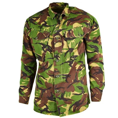 Original British Army Military Combat Dpm Field Jacket Shirt 95 Lightweight