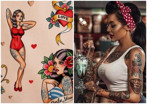 Tatuajes Pin Up guía de estilo y significado de estos tattoos