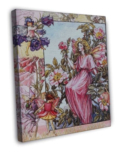 Cicely Mary Barker The Wild Rose Fairy Fine Art 20x16 Inch Framed
