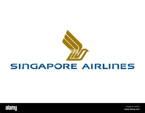 Singapore Airlines Air Logo Icon Flag Symbol Emblem Sign Stock Photo