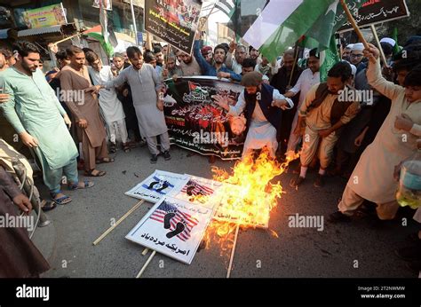 Peshawar Peshawar Pakistan 20 Ottobre 2023 Il Popolo Pakistano