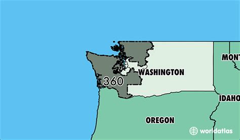 360 Area Code Map Where Is 360 Area Code In Washington