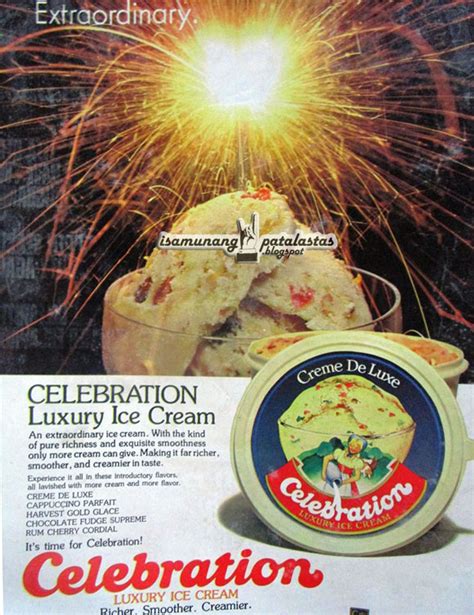 Isa Munang Patalastas 390 Celebration Luxury Ice Cream By Cfc