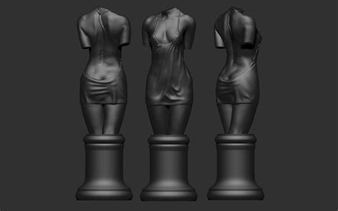 Woman Torso 3d Model Turbosquid 1800799