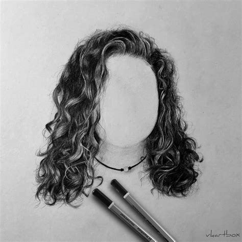 realistic hair drawing curly hair drawing portrait sketches portrait drawing pencil art