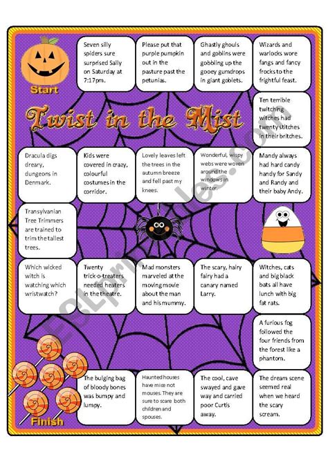 twist in the mist tongue twister game and memory cards esl worksheet by pinky makus tongue