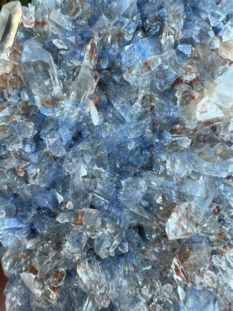 Dumortierite Dumortierite Quartz Cluster Dumortierite Quartz Clear