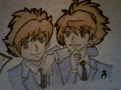Hikaru And Kaoru Hitachiin Drawing By Alley Dragoart