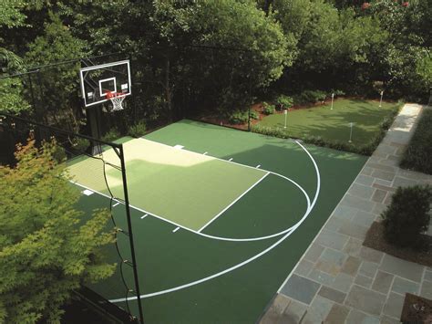 Backyard Basketball Courts Outdoor Residential Allsport America