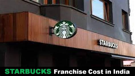 Starbucks Franchise Price In India