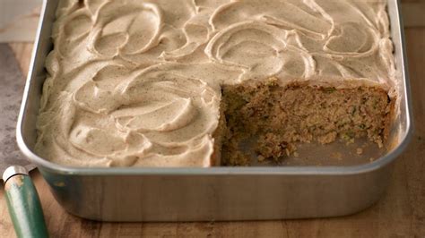 A classic texas sheet cake meets zucchini cake in this rich dessert. Zucchini Cake with Cinnamon Cream Cheese Frosting recipe ...