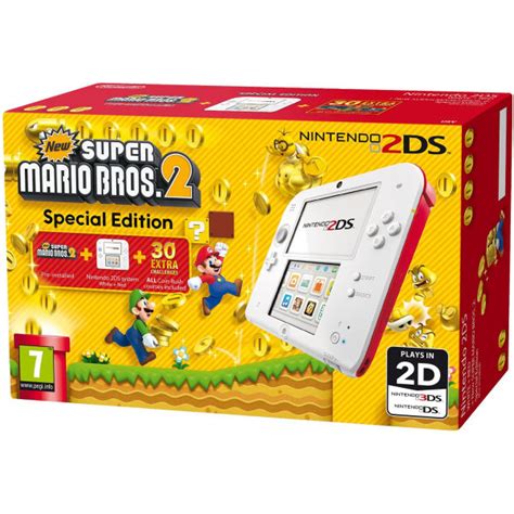 Nintendo ds 2 juegos y 1 de gameboy usados bs 10 000 00 en amazon es juegos nintendo 2ds consola nintendo 2ds completa con 2 juegos funda y tarjeta 4 gb Nintendo 2DS White and Red Console - Includes New Super ...