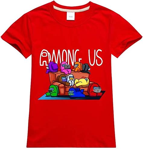 Nfbz Among Us T Shirt 3d Print Graphic T Shirt Short Sleeve For Girls
