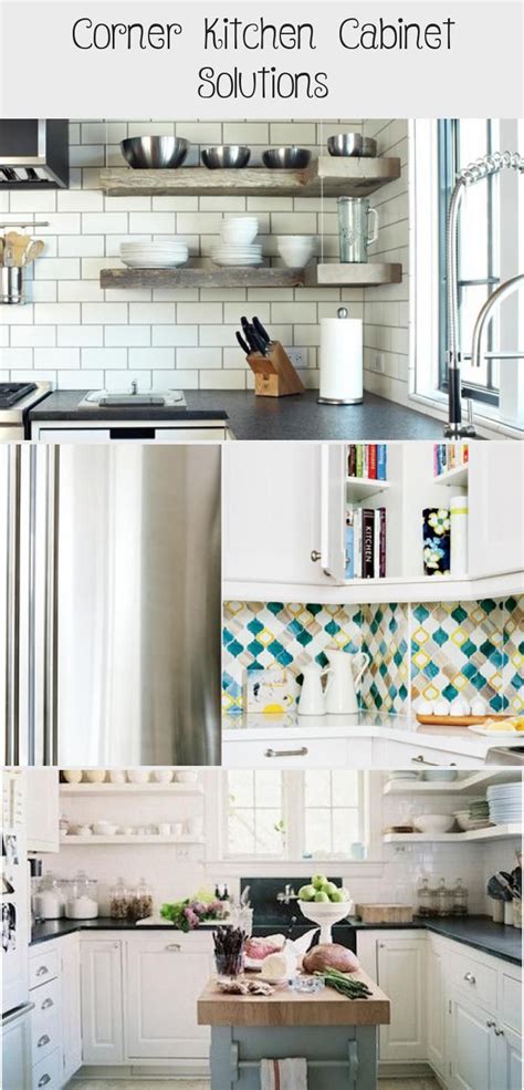 The look alone of chevron corner drawers are a for my corner cabinet, this solution worked well until i was ready to utilize the open shelving concept. Corner Kitchen Cabinet Solutions | Kitchen shelves ...