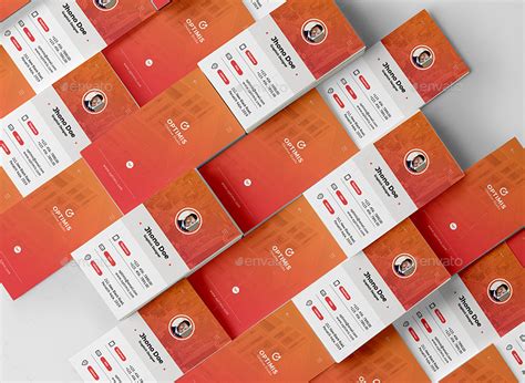 vertical creative business card  shapetrick graphicriver
