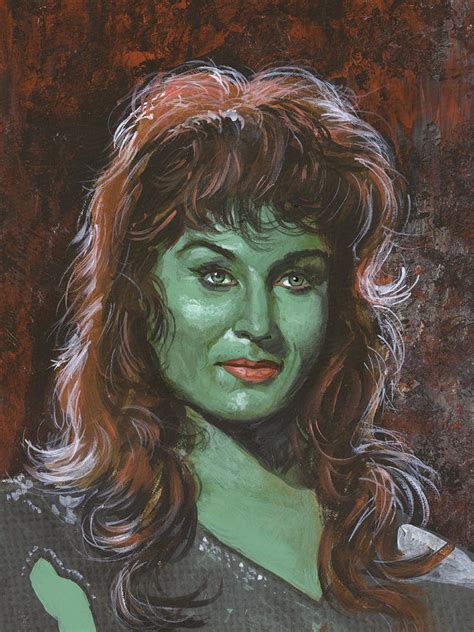 Vina The Green Slave Girl Painting By Harold Shull Fine Art America