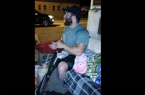 Why This Double Amputee Marine Veteran Is Choosing To Be Homeless