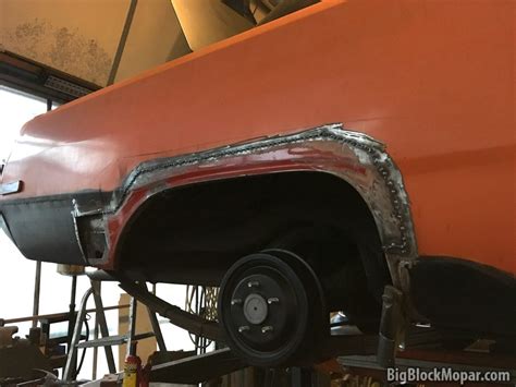 Dodge Dart Right Rear Fender Rust Repair Bigblockmopar