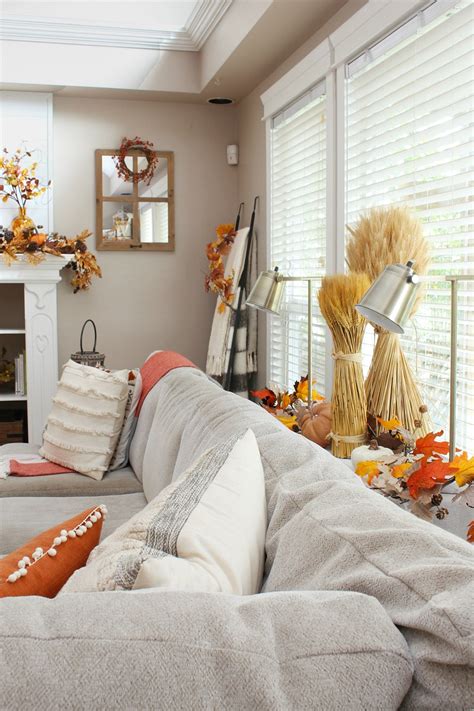 Cozy Fall Living Room Decor Clean And Scentsible