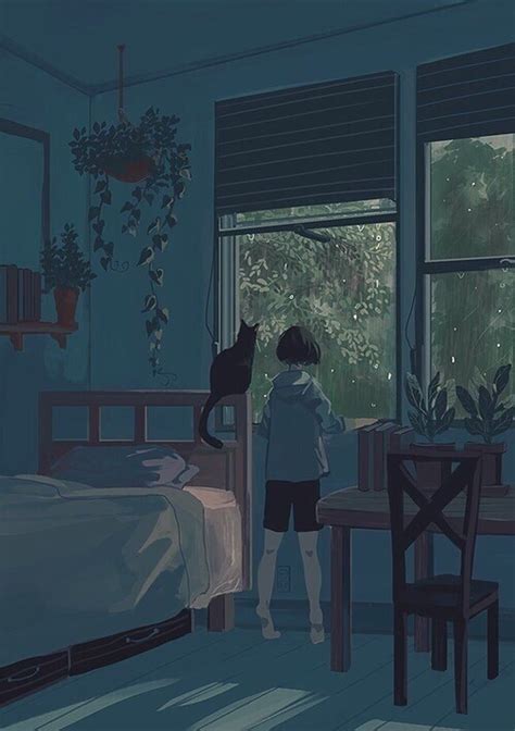 See more ideas about anime scenery, anime background, bedroom drawing. anime girl rain | Tumblr