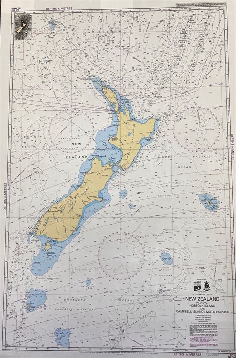 Nautical Chart Of New Zealand