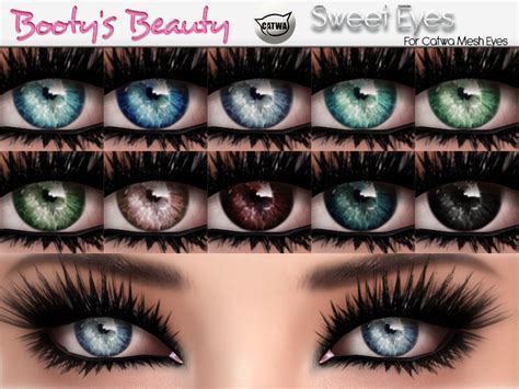 Second Life Marketplace Bootys Beauty Sweet Eyes Appliers For Catwa Mesh Eyes