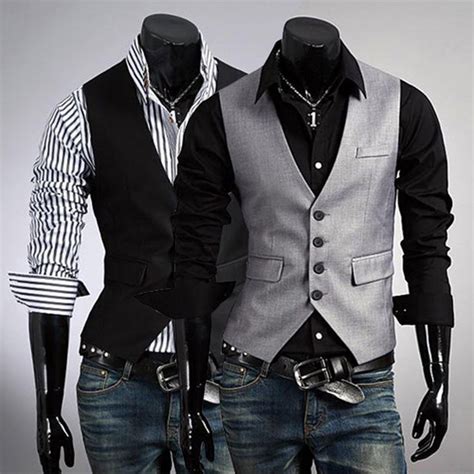 New Mens Premium Slim Fit Dresscasual Vest Stylish Waistcoat 4btn