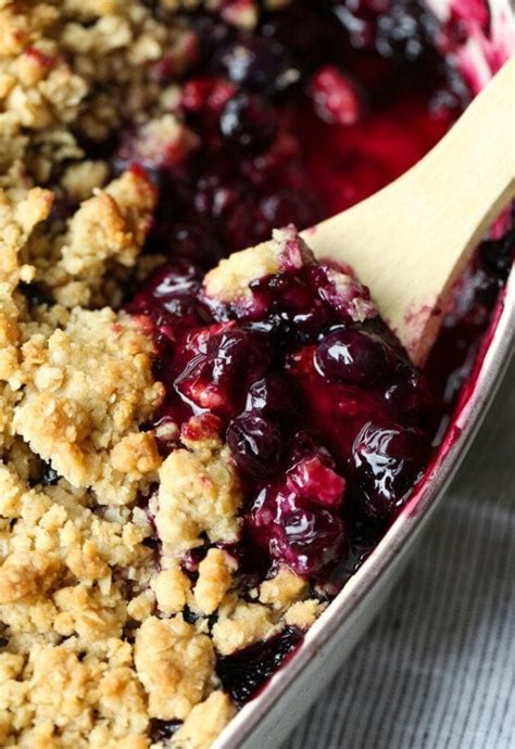 the best blueberry crisp recipe ever blogpapi