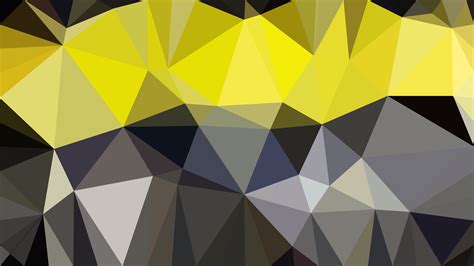 Yellow Abstract Polygonal Pattern Background Image