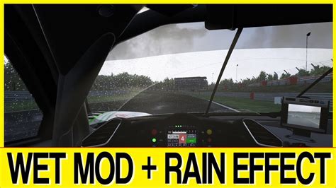 Assetto Corsa Wet Mod Rain Effect Youtube