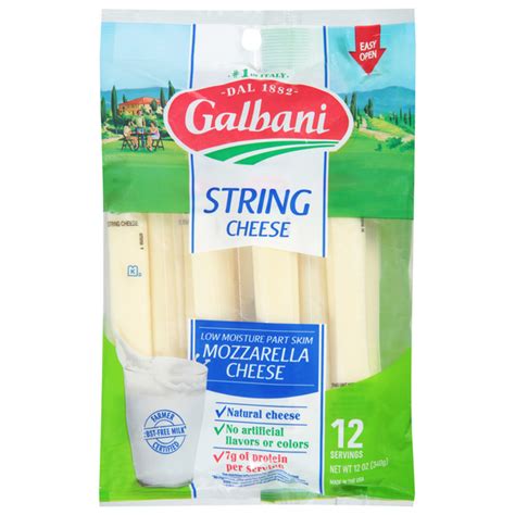 Save On Galbani Mozzarella String Cheese Part Skim 12 Ct Order Online