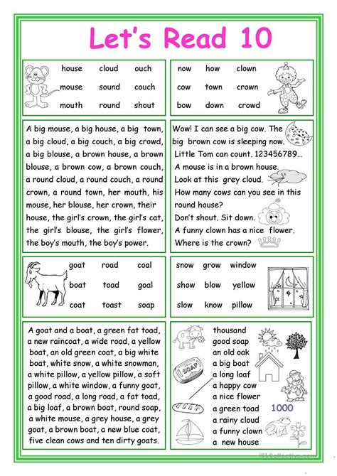 How To Learn To Read English Dorothy James Reading Worksheets