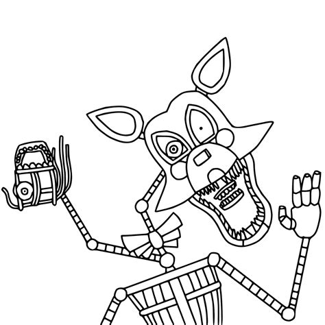 Fnaf Mangle Coloring Pages At Getcolorings Com Free Printable Colorings Pages To Print And Color