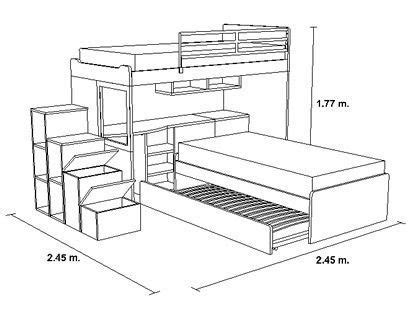 Diy Bunk Bed With Study Area