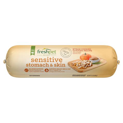 Save On Freshpet Sensitive Stomach And Skin Refrigerated Dog Food Steam