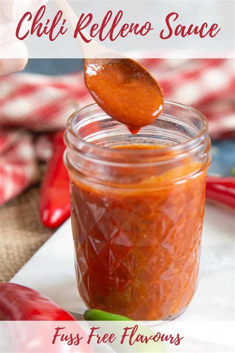 Chili Relleno Sauce Fuss Free Flavours
