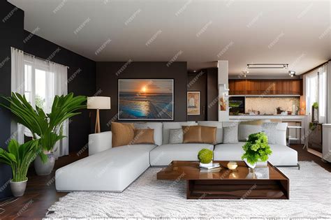 Premium AI Image | Large Living Room Interior Design Ideas for Creating