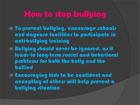 If someone gets pushed down will you lift them back up? Anti-bullying Presentation #1