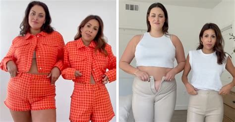 Women Compare Xl And Xs Sizes Of The Same Clothes And Their Videos Go