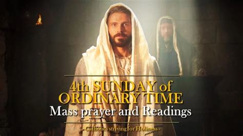 4th Sunday In Ordinary Time Year B Mass Prayers And Readings