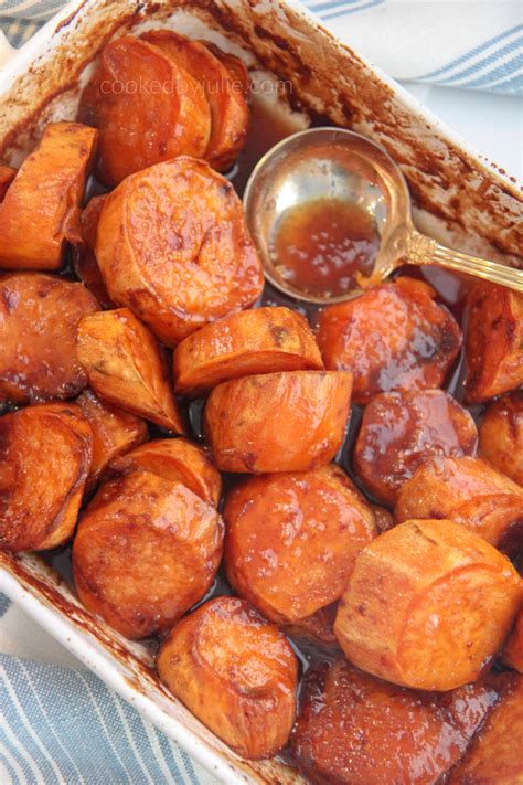 Baked Candied Yams Recipe Video Cooked By Julie