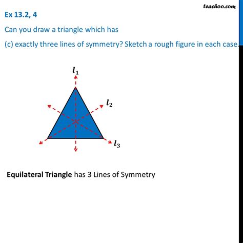 Symmetry Draw Triangle Which Has Exactly Three Lines Of Symmetry