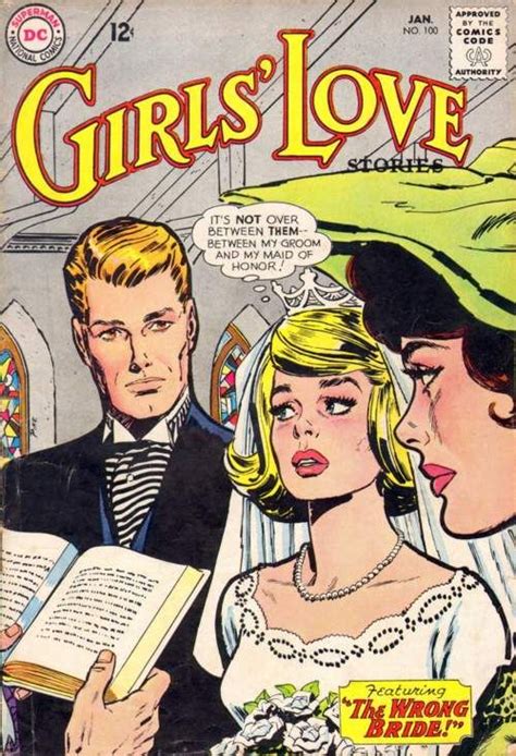 Girls Love Stories 100 January 1964 Featuring “the Wrong Bride” Pop Art Comic Comic Book